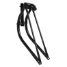 20" Spring Fork Bent 1" Threaded Black