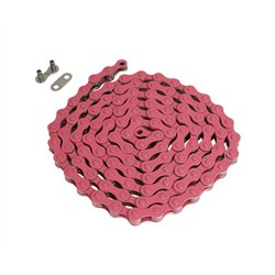 KMC Chain 1 Speed 1/2 x 1/8 112L Pink S1