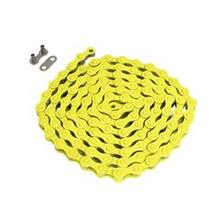 KMC Chain 1 Speed 1/2 x 1/8 112L Yellow S1