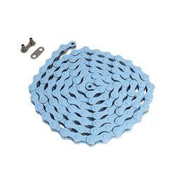 KMC Chain 1 Speed 1/2 x 1/8 112L Light Blue S1