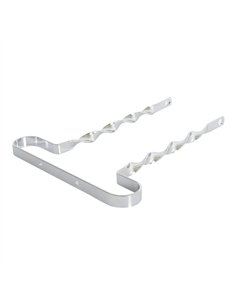 20" Bumper Flat Twisted Chrome