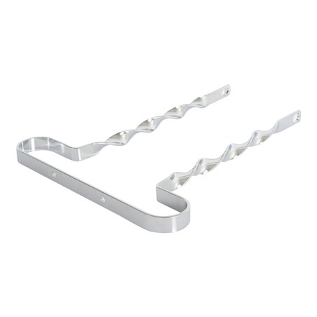 20" Bumper Flat Twisted Chrome