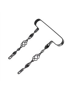 20" Bumper Flat Twisted w/Cage Black