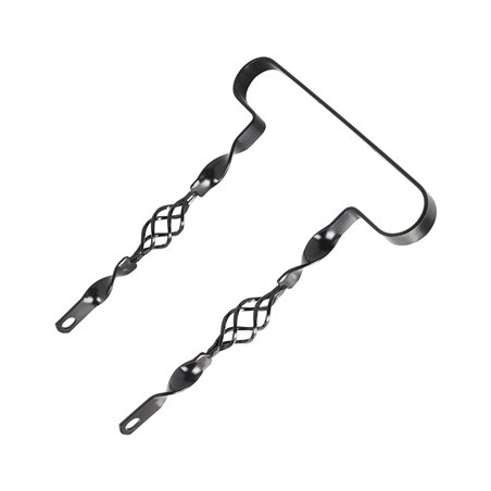 20" Bumper Flat Twisted w/Cage Black