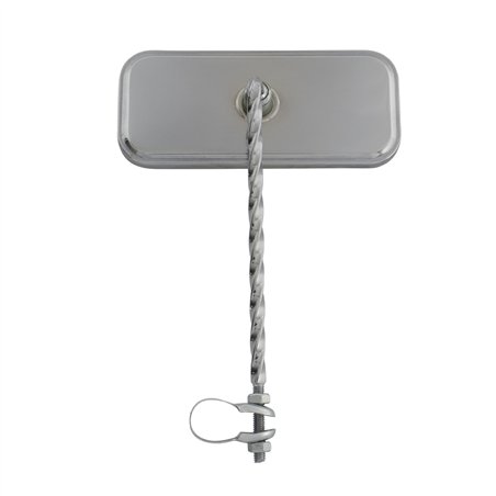 Mirror Rectangle Square Twisted All Chrome