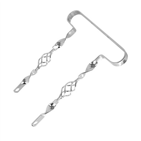 20" Bumper Flat Twisted w/Cage Chrome