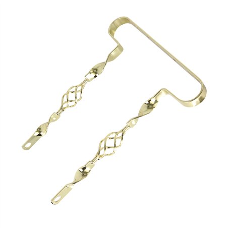 20" Bumper Flat Twisted w/Cage Gold