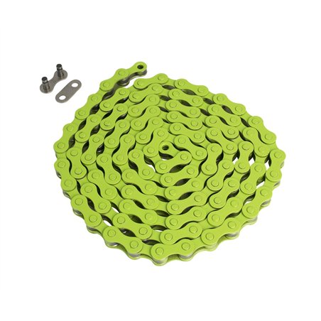 KMC Chain 1 Speed 1/2 x 1/8 112L Green S1