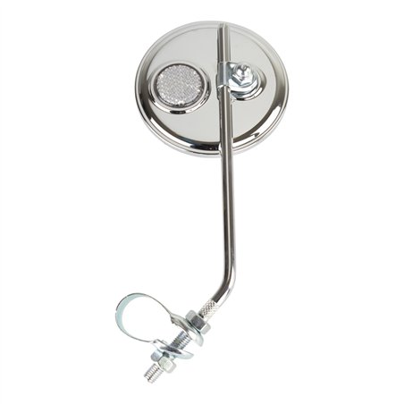 Mirror Round Chrome/Clear Reflector