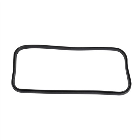 Mirror Rubber Trim Rectangle Black