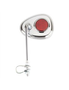 Mirror V Chrome/Red Reflector