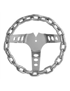 Lowrider Bike Steering Wheel Chain Chrome