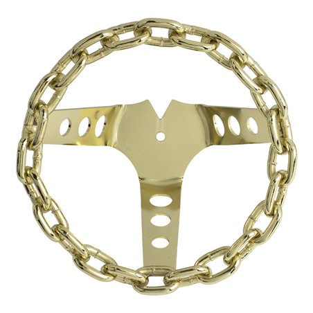 Steering Wheel Chain Gold