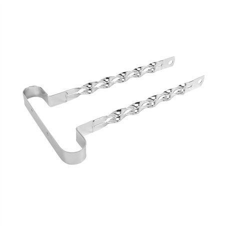 26" Bumper Double Flat Twisted Chrome