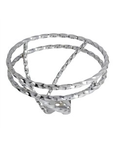 Steering Wheel Swirl Double Square Twisted Chrome
