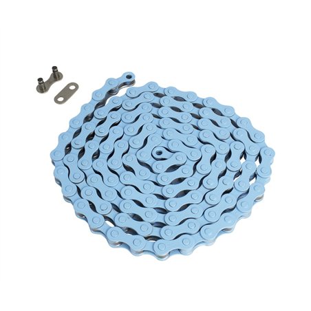 KMC Chain 1 Speed 1/2 x 1/8 112L Light Blue S1