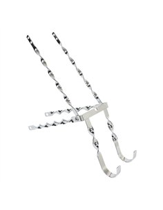 20" Continental Kit Flat Twisted Chrome