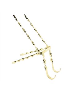 20" Continental Kit Flat Twisted Gold