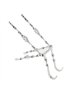 20" Continental Kit Flat Twisted w/Cage Chrome