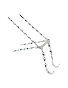 26" Continental Kit Flat Twisted Chrome