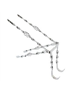 26" Continental Kit Flat Twisted w/Cage Chrome