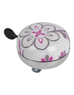 Bell & Valve Cap Set Schwinn Flower Pink/White