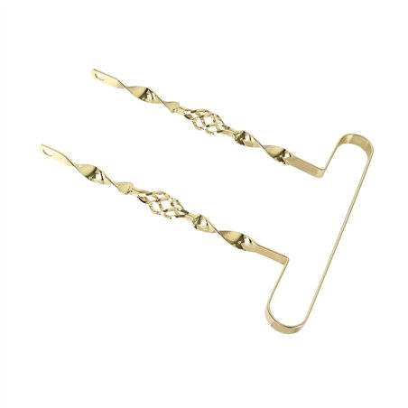 26" Bumper Flat Twisted w/Cage Gold