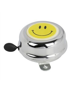 Bell Happy Face Smile Chrome