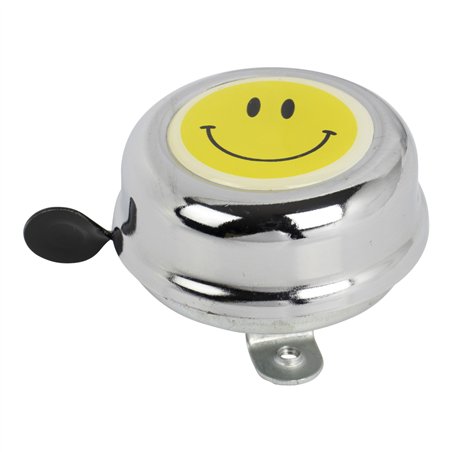 Bell Happy Face Smile Chrome