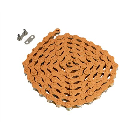 KMC Chain 1 Speed 1/2 x 1/8 112L Orange S1
