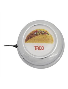 Bell Taco Word Chrome