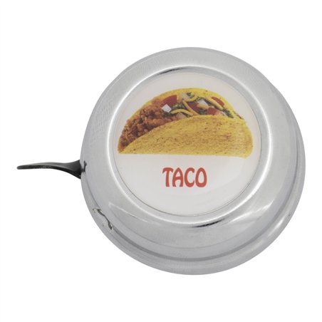Bell Taco Word Chrome