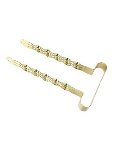 26" Bumper Triple Flat Twisted Gold