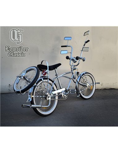 20" Street Lowrider "The Works" 144 Spoke Lowrider Bike Chrome OG-593