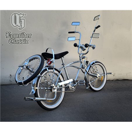 20" Street Lowrider "The Works" 144 Spoke Lowrider Bike Chrome OG-593 20" Street Lowrider "The Works" 144 Spoke Lowrider Bike Chrome OG-593