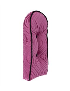 Sissy Bar Back Cushion Velour Fuschia
