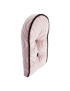 Sissy Bar Back Cushion Velour Light Pink
