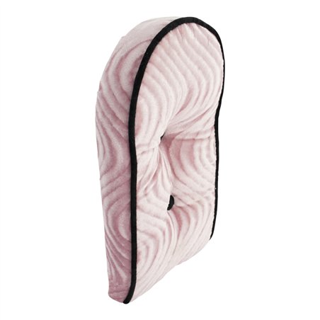Sissy Bar Back Cushion Velour Light Pink