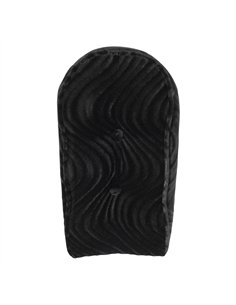 Sissy Bar Back Cushion Velour Black
