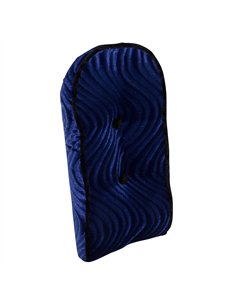 Sissy Bar Back Cushion Velour Blue