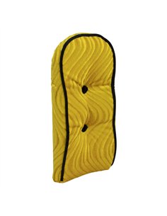 Sissy Bar Back Cushion Velour Gold