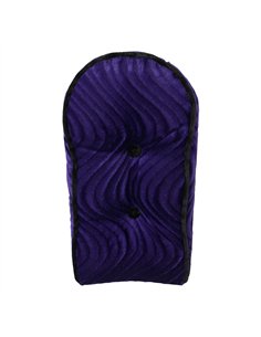 Sissy Bar Back Cushion Velour Purple