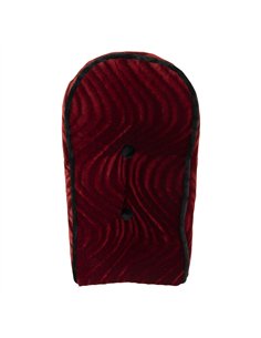 Sissy Bar Back Cushion Velour Red