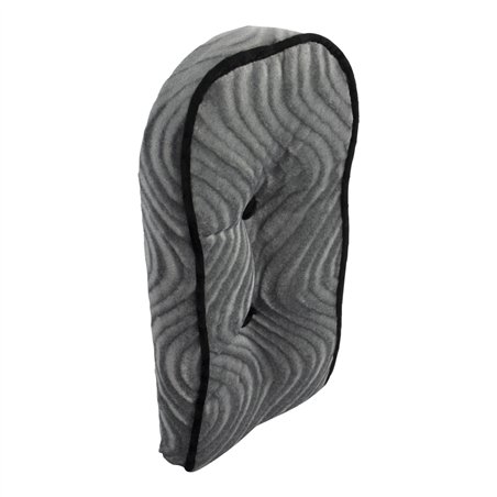 Sissy Bar Back Cushion Velour Silver