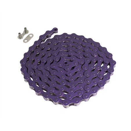 KMC Chain 1 Speed 1/2 x 1/8 112L Purple S1