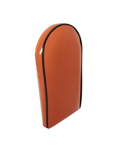 Sissy Bar Back Cushion Vinyl Sparkle Orange