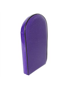 Sissy Bar Back Cushion Vinyl Sparkle Purple