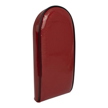 Sissy Bar Back Cushion Vinyl Sparkle Red