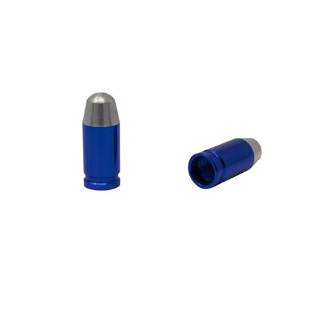 Valve Caps Bullet Blue
