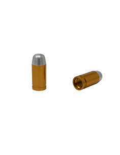 Valve Caps Bullet Gold